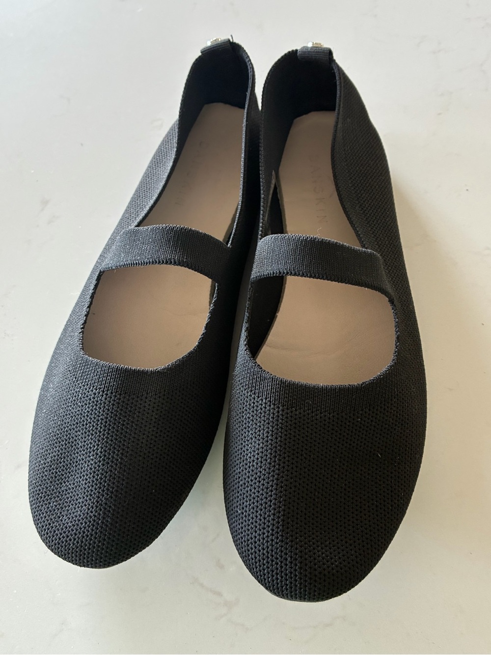 Danskin Shine slip on Mary-Jane style ballet flat . Comfort Knit Mary Jane’s